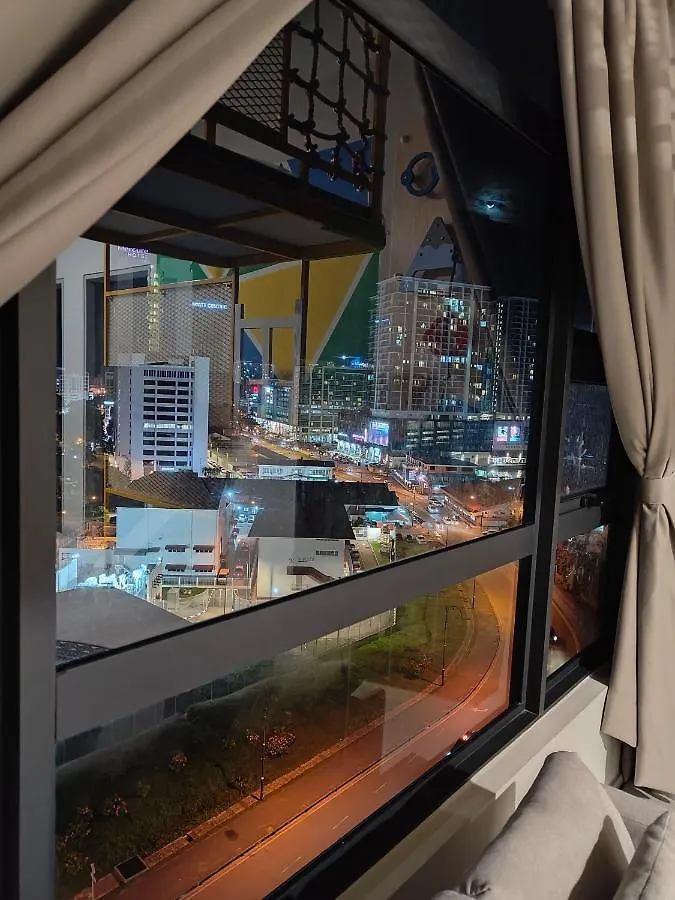 Jq#03 City View Slide Loftbed 2R1B 5Pax Near Suria Mall, Gaya St, Sicc Kota Kinabalu Lejlighed