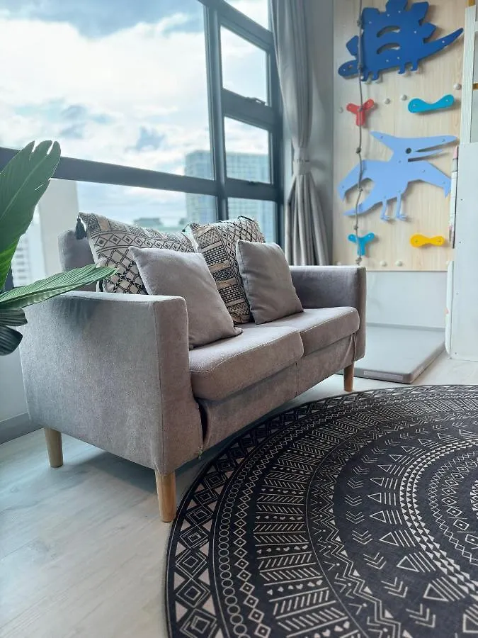 Appartement Jq#03 City View Slide Loftbed 2R1B 5Pax Near Suria Mall, Gaya St, Sicc Kota Kinabalu