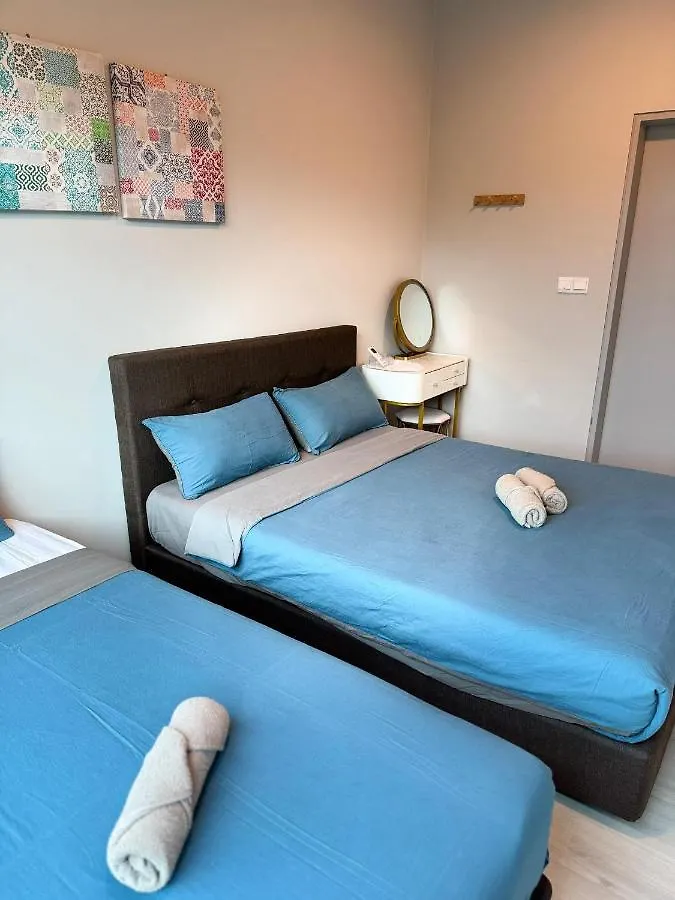 Appartement Jq#03 City View Slide Loftbed 2R1B 5Pax Near Suria Mall, Gaya St, Sicc Kota Kinabalu