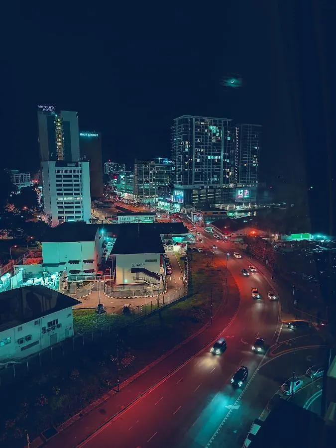 Jq#03 City View Slide Loftbed 2R1B 5Pax Near Suria Mall, Gaya St, Sicc Kota Kinabalu 0*,